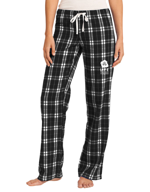 District Women Flannel Plaid Pant